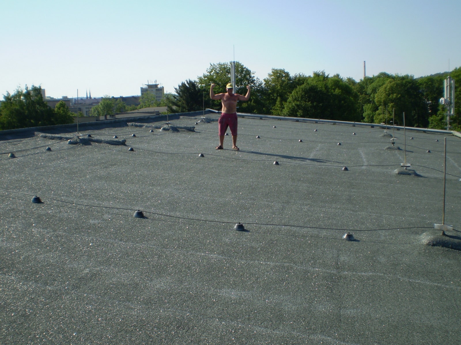 Rekonstrukce izolace střechy a nová bezúdržbová UV vrstva